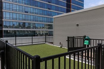 Dog Run at Reside on Green Street Apartments, Chicago, Illinois